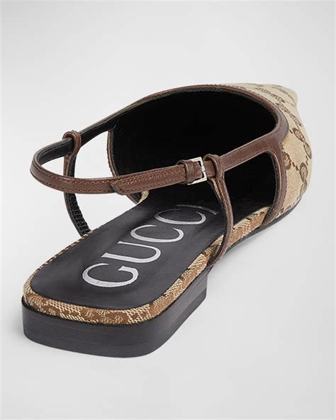 ballerine gucci scontate|gucci slingback flats.